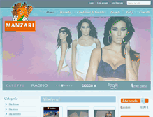 Tablet Screenshot of merceriamanzari.com